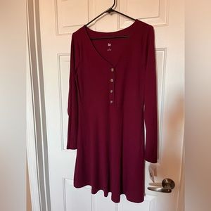 Maroon dress